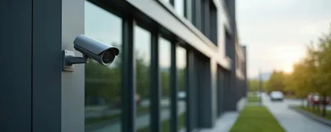 Professionally installed security camera